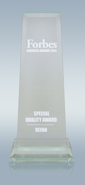 Refan με ιδιαιτερη Forbes βραβείο ποιότητας