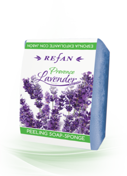 Απολεπιστικο σαπουνι - σφουγγαρι Provence lavender Refan