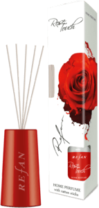 Rose Touch Άρωμα σπιτιού  με ράβδους ρατάν