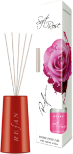 Soft Rose Άρωμα σπιτιού με ράβδους ρατάν