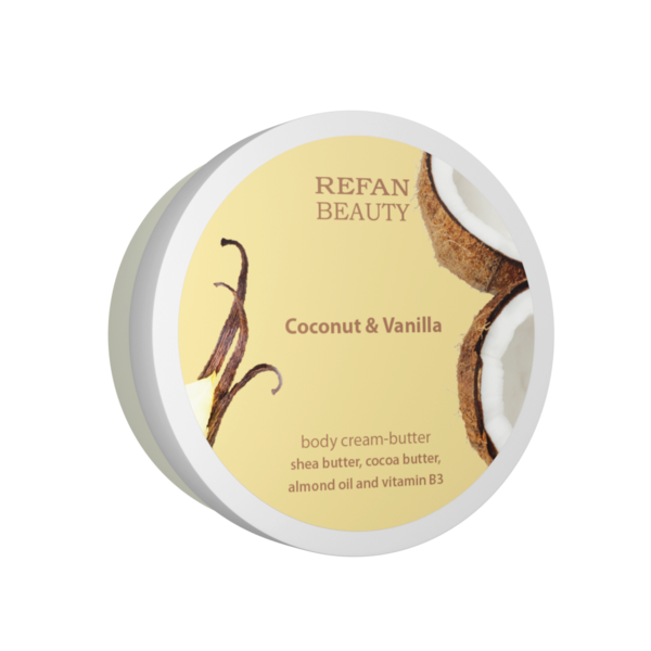 Body cream-butter "Coconut & Vanilla"