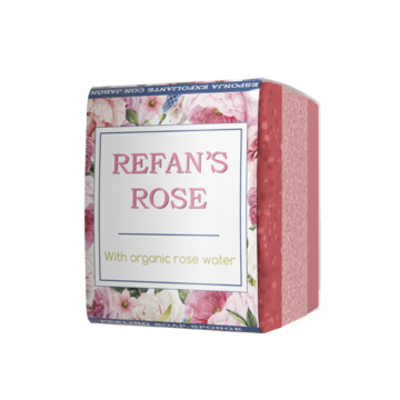 Απολεπιστικο σαπουνι-σφουγγαρι Refan's Rose